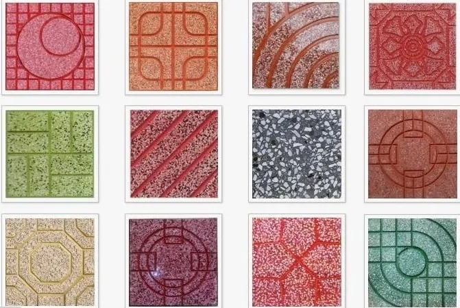 mẫu gạch terrazzo đẹp