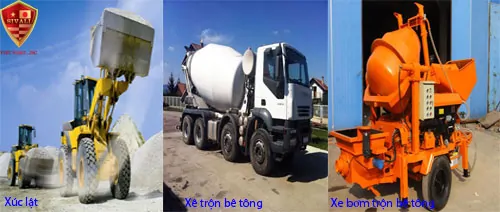 Thiết bị kèm theo của trạm trộn bê tông Việt Nhật