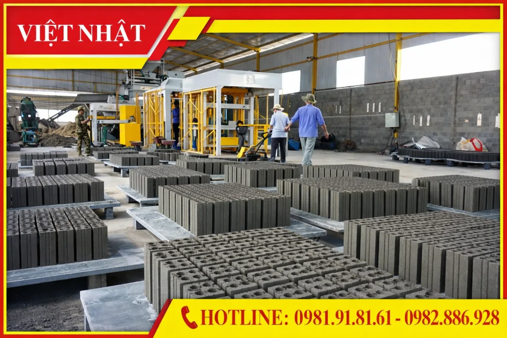 Báo Giá Máy Ép Gạch Không Nung Block, Bê Tông, Xi Măng Tại Thanh Hóa